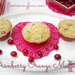 Valentine Day Cranberry Orange Muffins