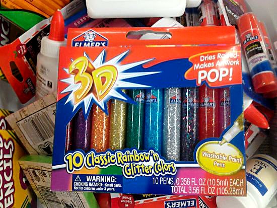 Moms Guide Elmer's Glitter Glue Elmer's Glitter Glue