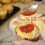cupcakes, filled cupcakes, cupcake filling, how to