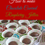 hometown christmas, homemade holidays, homemade candy, raspberry jellies, chocolate covered raspberry jelly candy