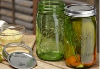 Ball Heritage Green Jars,