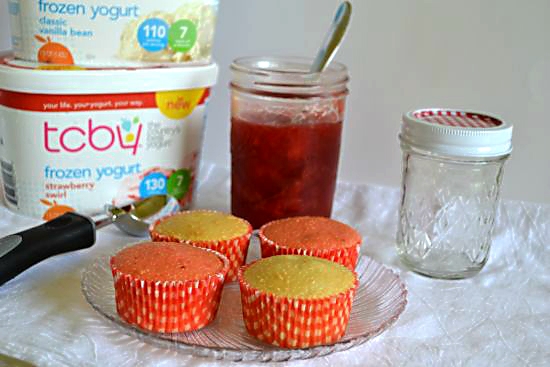 Ingredients for TCBY Strawberry Cupcake Delight #TCBYGrocery Ingredients for TCBY Strawberry Cupcake Delight #TCBYGrocery